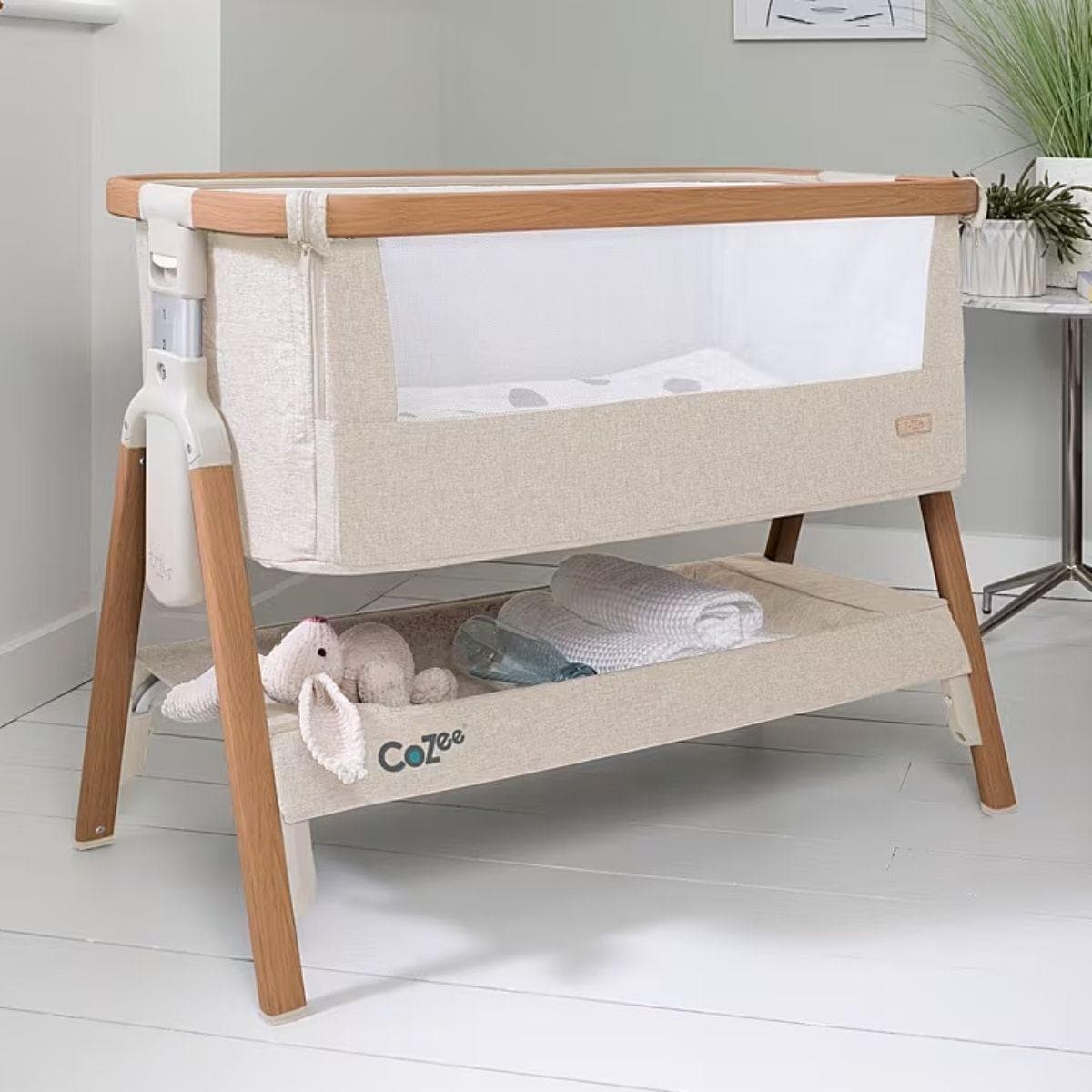 Tutti Bambini Cozee Air Bedside Crib Assorted Colours Mothercare